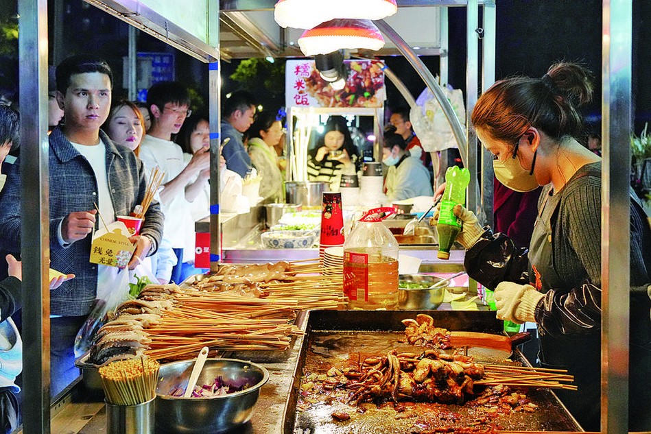 夜场小摊贩的视频怎么拍 夜市摊视频